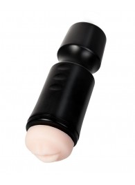 Мастурбатор-ротик A-Toys в черной колбе - A-toys - в Нальчике купить с доставкой