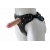 Черный пояс-трусики с двумя насадками Soft-Dolli - 16,5 и 10,5 см. - LOVETOY (А-Полимер) - купить с доставкой в Нальчике
