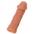 Телесная реалистичная насадка KOKOS Extreme Sleeve 05 с дополнительной стимуляцией - 12,7 см. - KOKOS - в Нальчике купить с доставкой