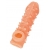Телесная закрытая насадка с пупырышками Cock Sleeve Size L - 17,6 см. - KOKOS - в Нальчике купить с доставкой