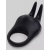 Черное эрекционное виброкольцо Sensation Rechargeable Vibrating Rabbit Love Ring - Fifty Shades of Grey - в Нальчике купить с доставкой