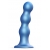 Голубая насадка Strap-On-Me Dildo Plug Balls size L - Strap-on-me - купить с доставкой в Нальчике