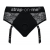 Черные трусики для насадок Diva Lingerie Harness - size S - Strap-on-me - купить с доставкой в Нальчике