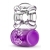 Фиолетовое эрекционное виброкольцо Pleaser Rechargeable C-Ring - Blush Novelties - в Нальчике купить с доставкой