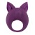 Фиолетовое перезаряжаемое эрекционное кольцо Kitten Kiki - Lola Games - в Нальчике купить с доставкой