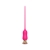 Розовый тонкий стимулятор Nipple Vibrator - 23 см. - I-MOON - купить с доставкой в Нальчике