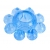 Голубая гелевая насадка-цветок - Toyfa Basic - в Нальчике купить с доставкой