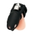Черная клетка для пениса Silicone Small 2 in Cock Cage With Ball Divider - BlueLine - купить с доставкой в Нальчике