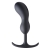 Черный массажер простаты с утяжелителями Premium Silicone Weighted Prostate Plug Large - 18,8 см. - XR Brands - в Нальчике купить с доставкой