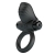 Черное эрекционное кольцо с вибрацией Adrien - Baile - в Нальчике купить с доставкой