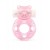 Розовое эрекционное виброкольцо в форме мишки - 1137 - в Нальчике купить с доставкой