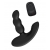 Черный силиконовый стимулятор простаты Levett Nitoc с пультом ДУ - Levett - в Нальчике купить с доставкой