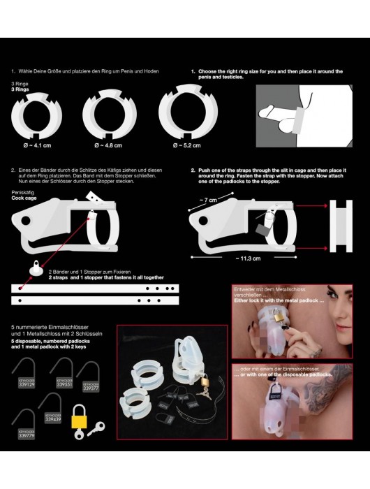 Набор для мужского пояса верности Cock Cage Set - Orion - купить с доставкой в Нальчике