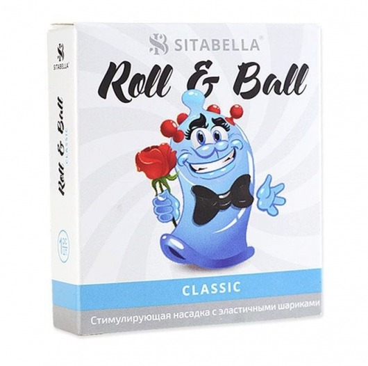 стимулирующий презерватив-насадка Roll   Ball Classic - Sitabella - купить с доставкой в Нальчике