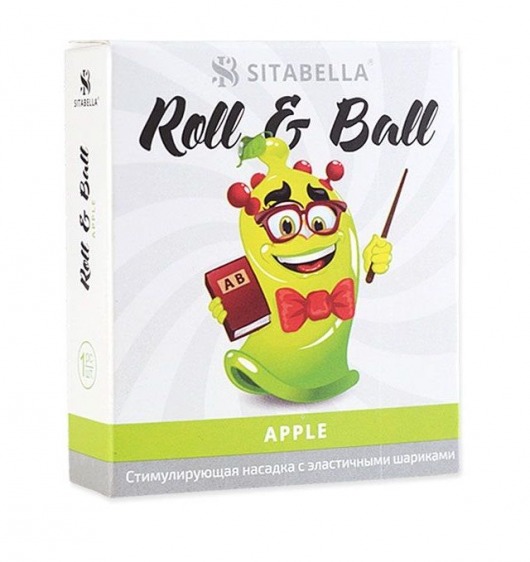 Стимулирующий презерватив-насадка Roll   Ball Apple - Sitabella - купить с доставкой в Нальчике