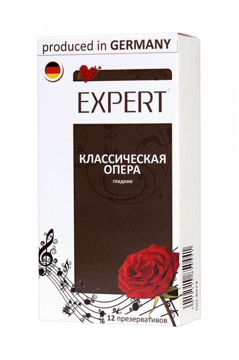 Гладкие презервативы Expert  Классическая опера  - 12 шт. - Expert - купить с доставкой в Нальчике