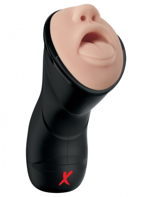 Мастурбатор-ротик Deep Throat Vibrating Stroker - Pipedream - в Нальчике купить с доставкой