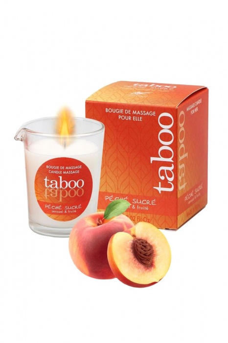 Массажное аромамасло с афродизиаками для женщин RUF Taboo Peche sucre - 60 гр. - RUF - купить с доставкой в Нальчике