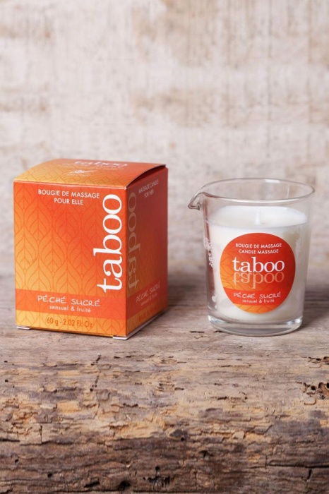 Массажное аромамасло с афродизиаками для женщин RUF Taboo Peche sucre - 60 гр. - RUF - купить с доставкой в Нальчике