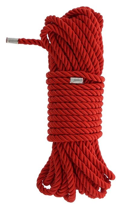 Красная веревка DELUXE BONDAGE ROPE - 10 м. - Dream Toys - купить с доставкой в Нальчике