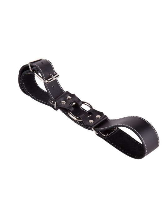 Кожаные ременные наручники - Sitabella - купить с доставкой в Нальчике