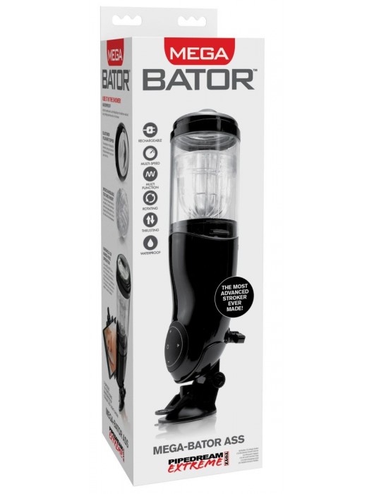Прозрачный автоматический мастурбатор-анус Mega-Bator Ass - Pipedream - в Нальчике купить с доставкой