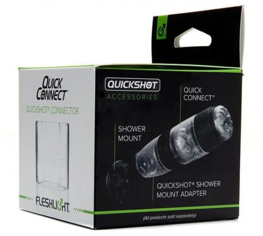 Коннектор для мастурбаторов серии Quickshot - Quick Connect - Fleshlight - в Нальчике купить с доставкой