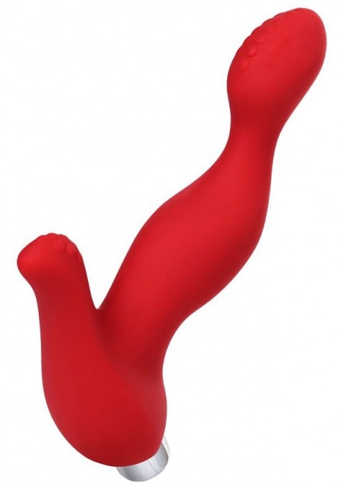 Красный силиконовый вибростимулятор простаты Proman - 12,5 см. - ToyFa - в Нальчике купить с доставкой