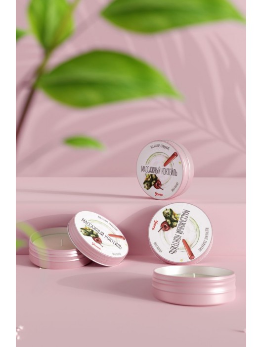 Массажная свеча «Массажный коктейль» с ароматом пина колады - 30 мл. - ToyFa - купить с доставкой в Нальчике