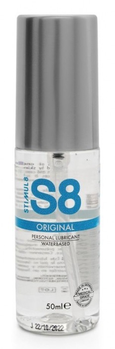 Универсальный лубрикант на водной осноdе S8 Original Lube - 50 мл. - Stimul8 - купить с доставкой в Нальчике