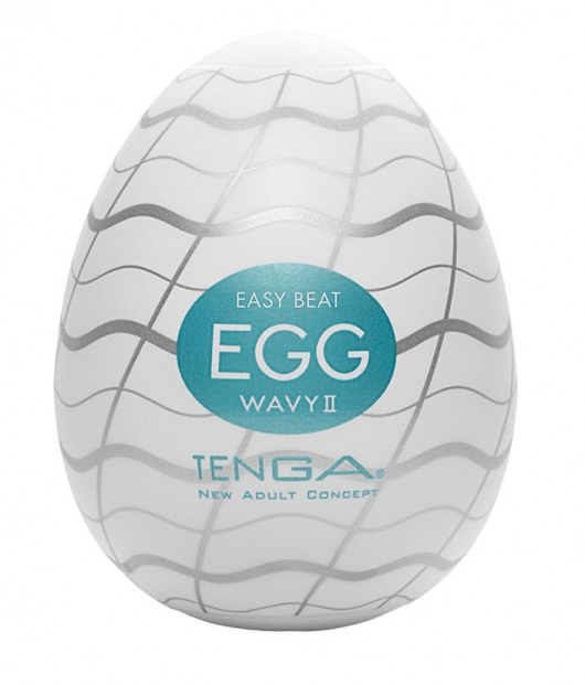 Мастурбатор-яйцо EGG Wavy II - Tenga - в Нальчике купить с доставкой Мастурбатор-яйцо EGG Wavy II - Tenga - в Нальчике купить с доставкой