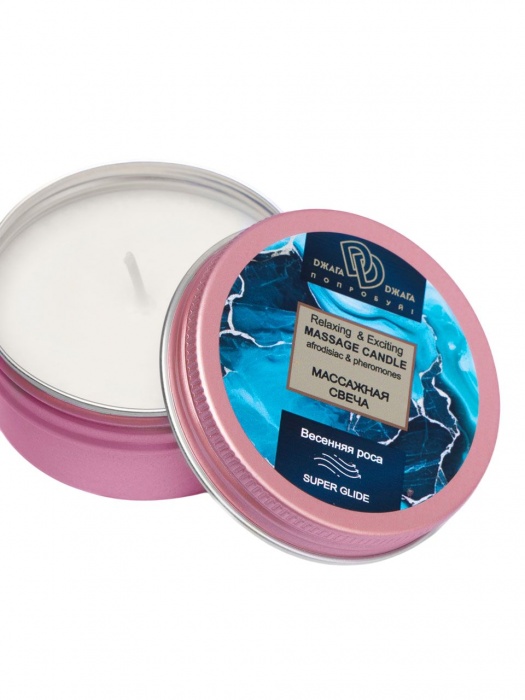 Массажная свеча  Весенняя роса - БиоМед - купить с доставкой в Нальчике