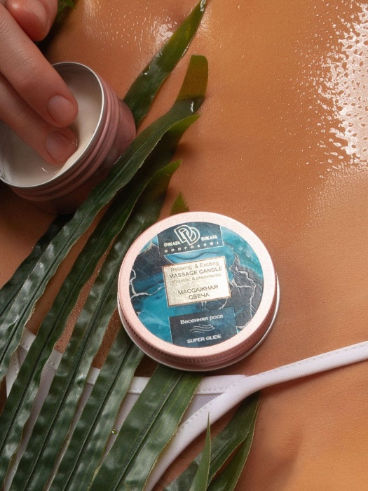 Массажная свеча  Весенняя роса - БиоМед - купить с доставкой в Нальчике