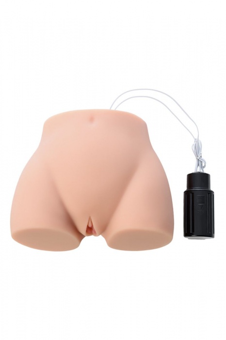 Мастурбатор-полуторс Cherry с вибрацией и двумя любовными тоннелями - KOKOS - в Нальчике купить с доставкой