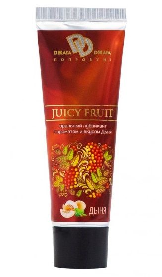 Интимный съедобный лубрикант JUICY FRUIT с ароматом дыни - 30 мл. - БиоМед - купить с доставкой в Нальчике