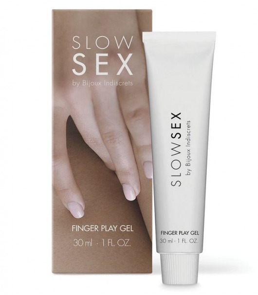 Гель для мастурбации с ароматом кокоса Slow Sex Finger Play Gel - 30 мл. - Bijoux Indiscrets - купить с доставкой в Нальчике