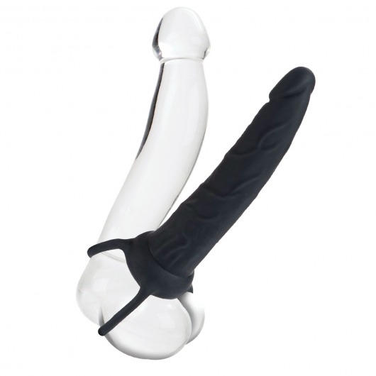 Насадка на пенис Silicone Love Rider Dual Penetrator для двойного проникновения - 14 см. - California Exotic Novelties - в Нальчике купить с доставкой