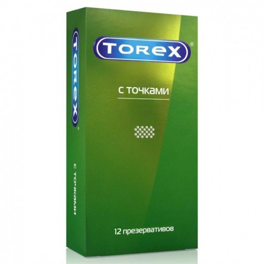 Текстурированные презервативы Torex  С точками  - 12 шт. - Torex - купить с доставкой в Нальчике