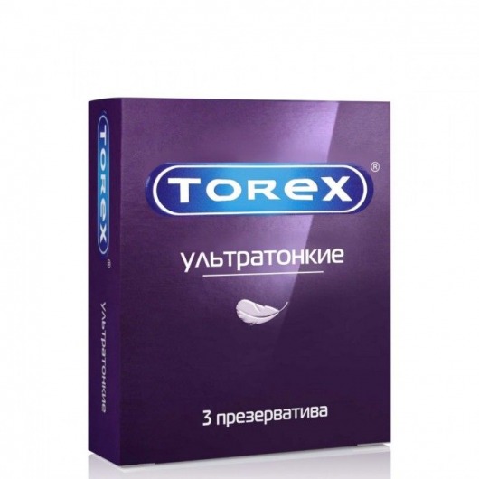 Презервативы Torex  Ультратонкие  - 3 шт. - Torex - купить с доставкой в Нальчике