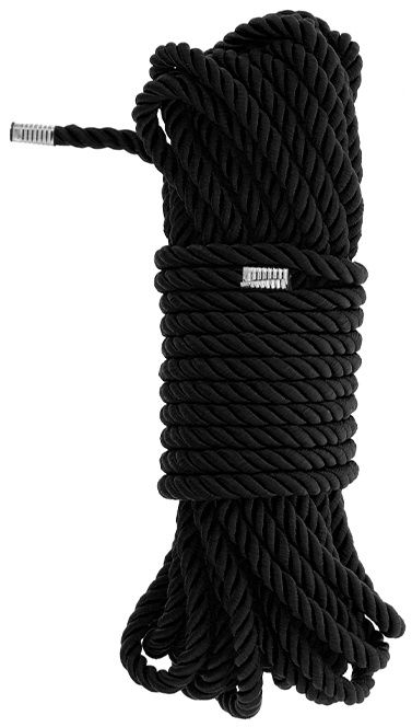 Черная веревка для бондажа BONDAGE ROPE - 10 м. - Dream Toys - купить с доставкой в Нальчике