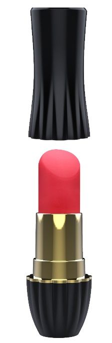 Клиторальный стимулятор-помада LIPSTICK - 9,3 см. - Dream Toys - купить с доставкой в Нальчике