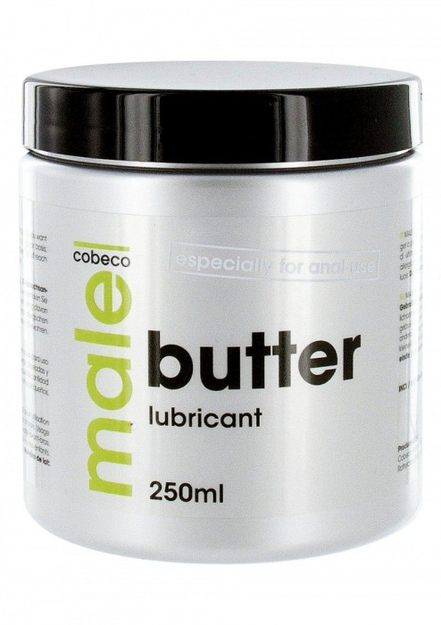 Анальный лубрикант MALE Cobeco Butter Lubricant - 250 мл. - Cobeco - купить с доставкой в Нальчике