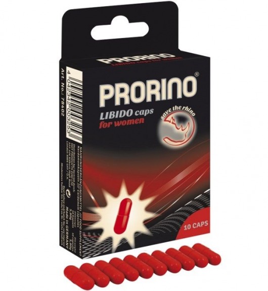 БАД для женщин ero black line PRORINO Libido Caps - 10 капсул - Ero - купить с доставкой в Нальчике