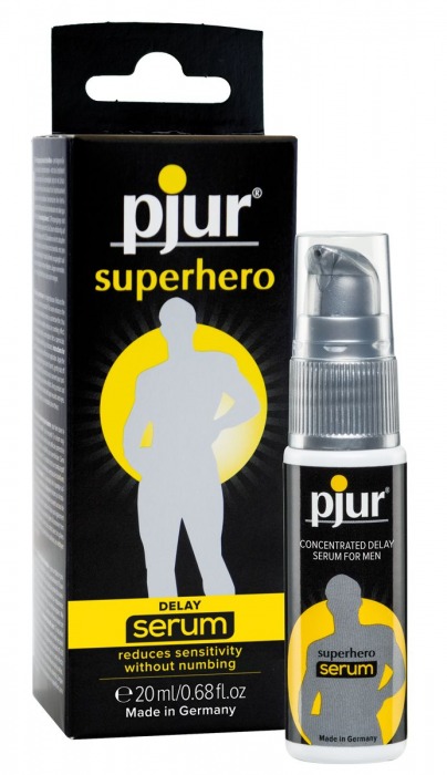 Сыворотка-пролонгатор pjur SUPERHERO Delay Serum - 20 мл. - Pjur - купить с доставкой в Нальчике