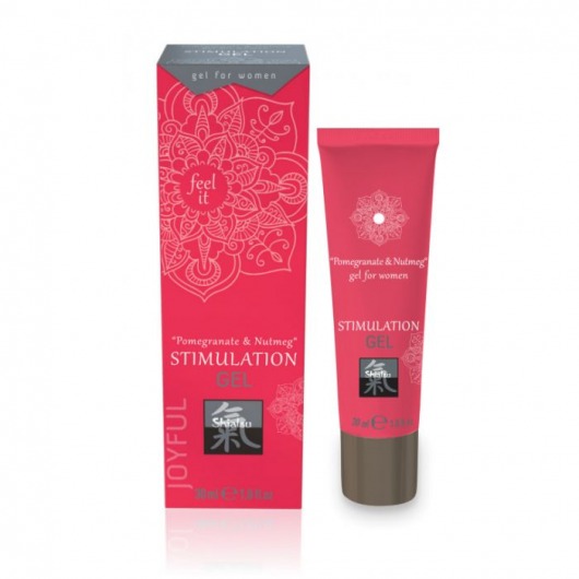 Возбуждающий интимный гель для двоих STIMULATION GEL Pomegranate   Nutmeg - 30 мл. - Shiatsu - купить с доставкой в Нальчике