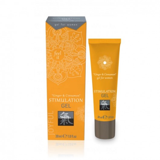 Возбуждающий интимный гель STIMULATION GEL Ginger   Cinnamon - 30 мл. - Shiatsu - купить с доставкой в Нальчике