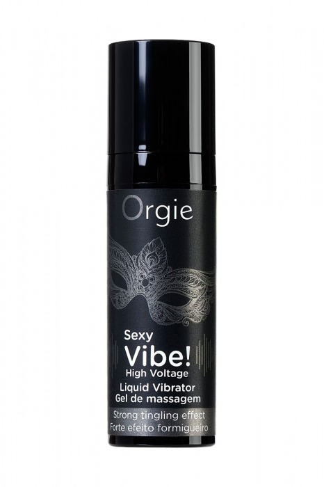 Гель для массажа ORGIE Sexy Vibe High Voltage с эффектом вибрации - 15 мл. - ORGIE - купить с доставкой в Нальчике