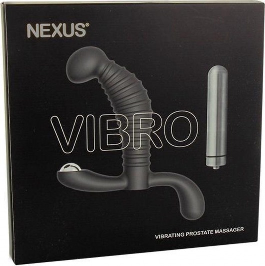 Стимулятор простаты Nexus Vibro Black - 10,2 см. - Nexus Range - в Нальчике купить с доставкой