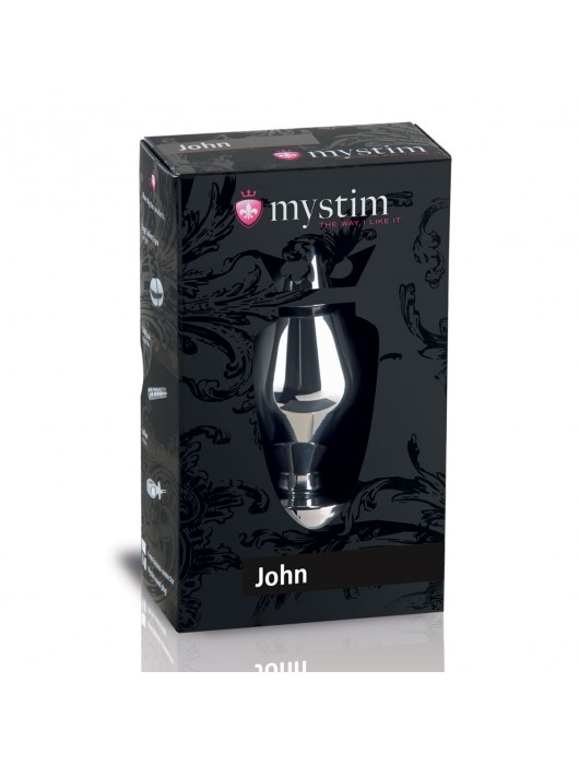 Анальная втулка для электростимуляции John - 10,5 см. - MyStim - купить с доставкой в Нальчике