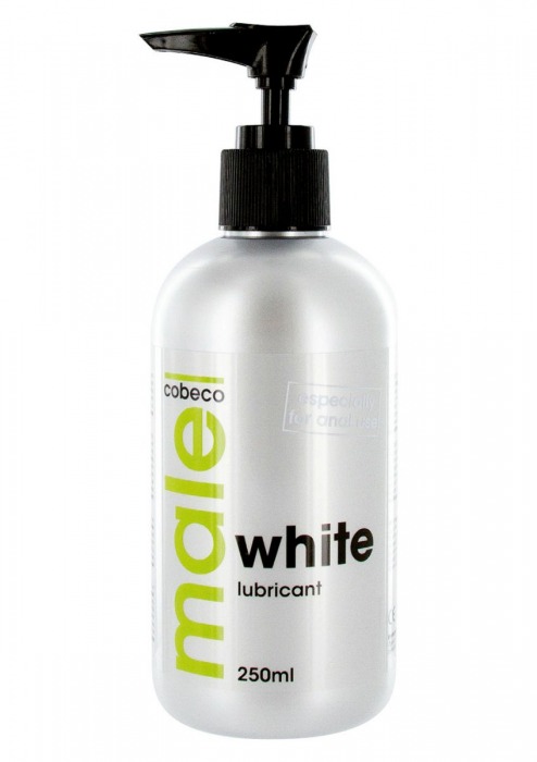 Анальная смазка на водной основе MALE Cobeco White Lubricant - 250 мл. - Cobeco - купить с доставкой в Нальчике